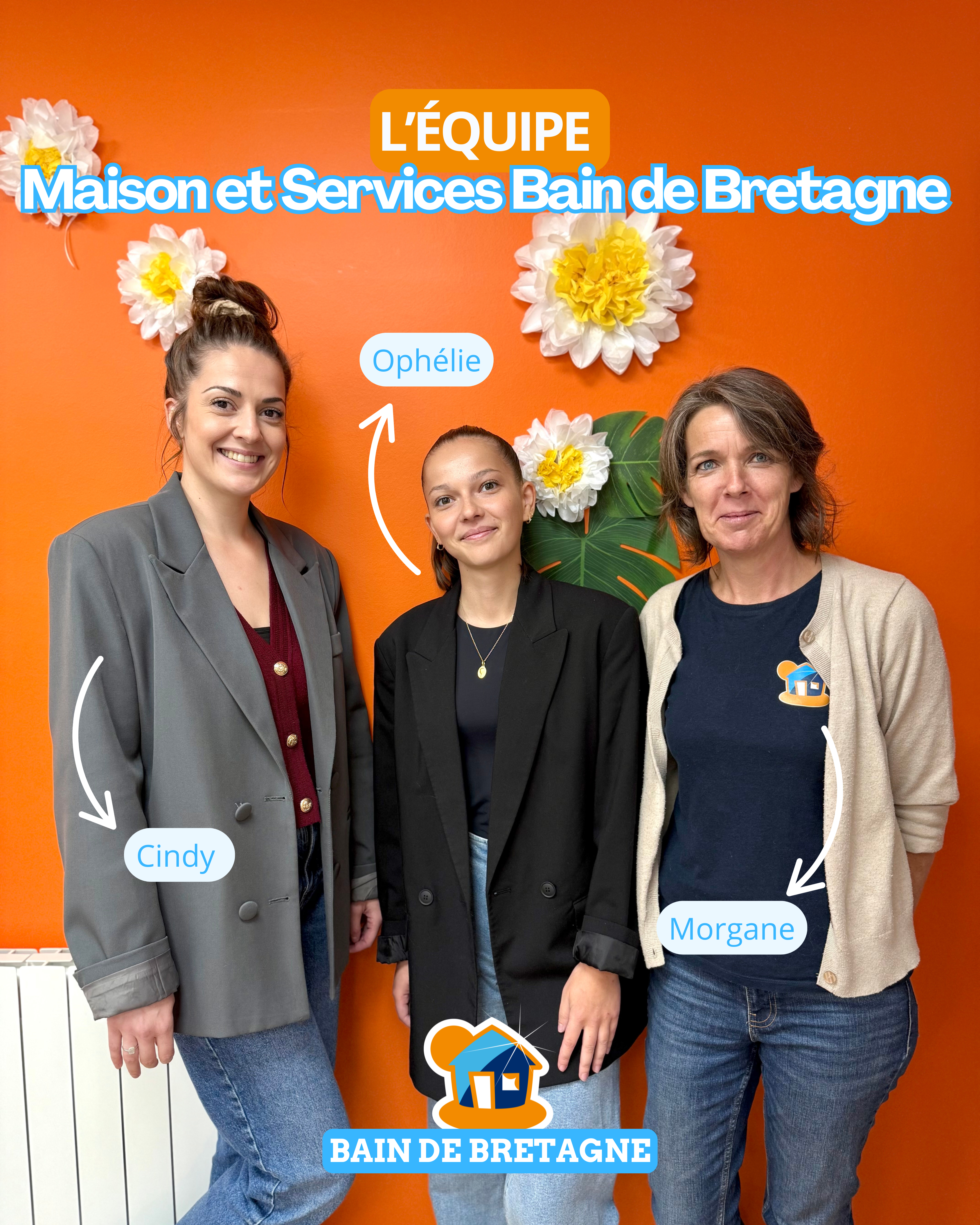 équipe ménage Bain de Bretagne