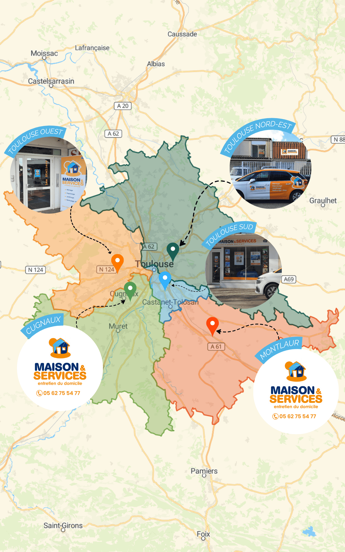 Maison et Services Toulouse Carte des entreprises