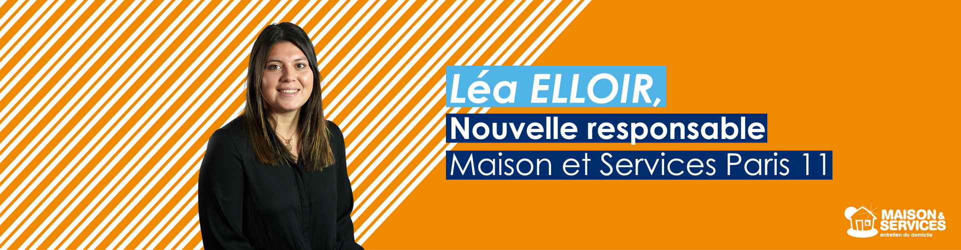 Léa Elloir, nouvelle responsable Maison et Services Paris 11