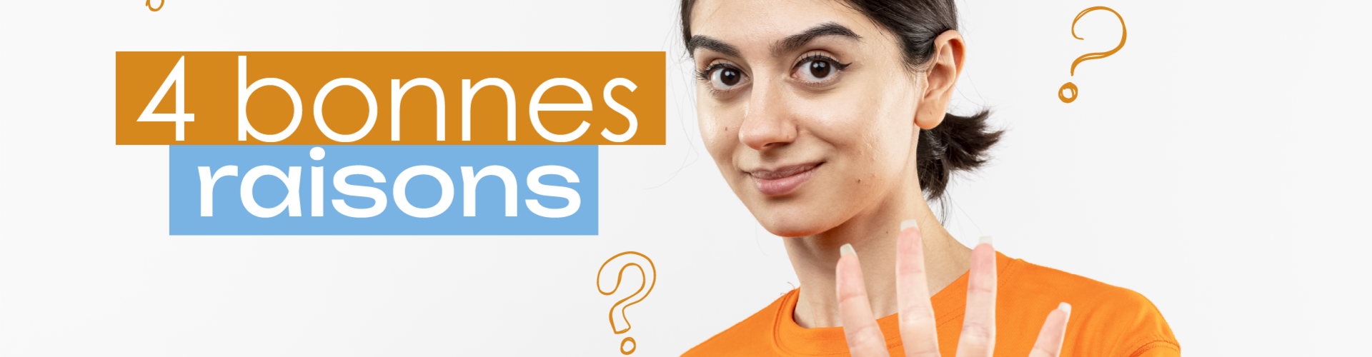 image_femme_avec-tshirtorange_qui_montre_quatre_doigts