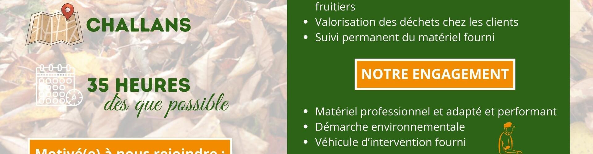 Offre d'emploi jardinier (H/F)