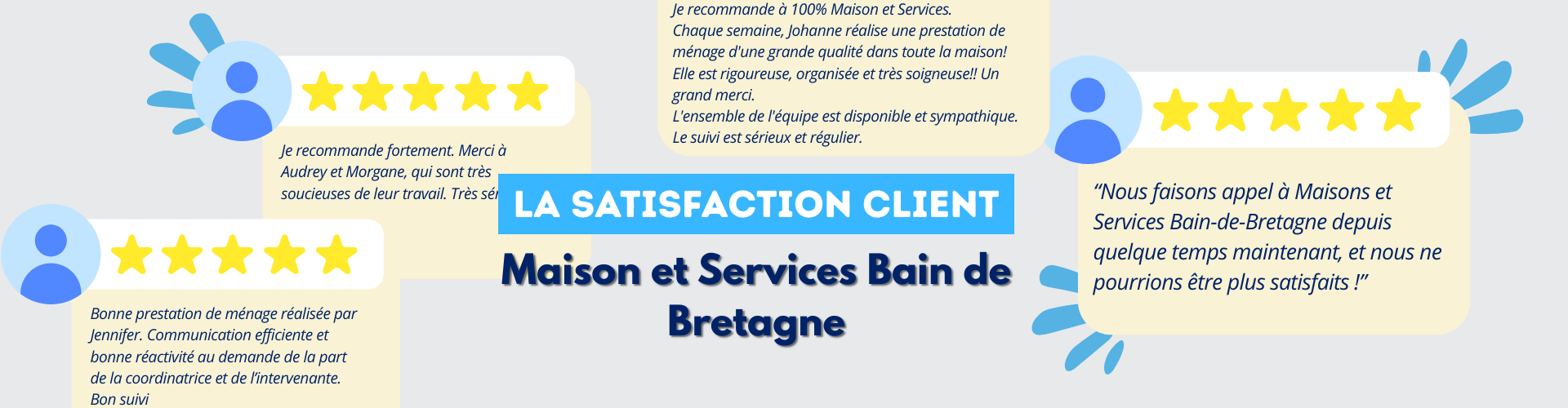 satisfaction clients Bain de Bretagne